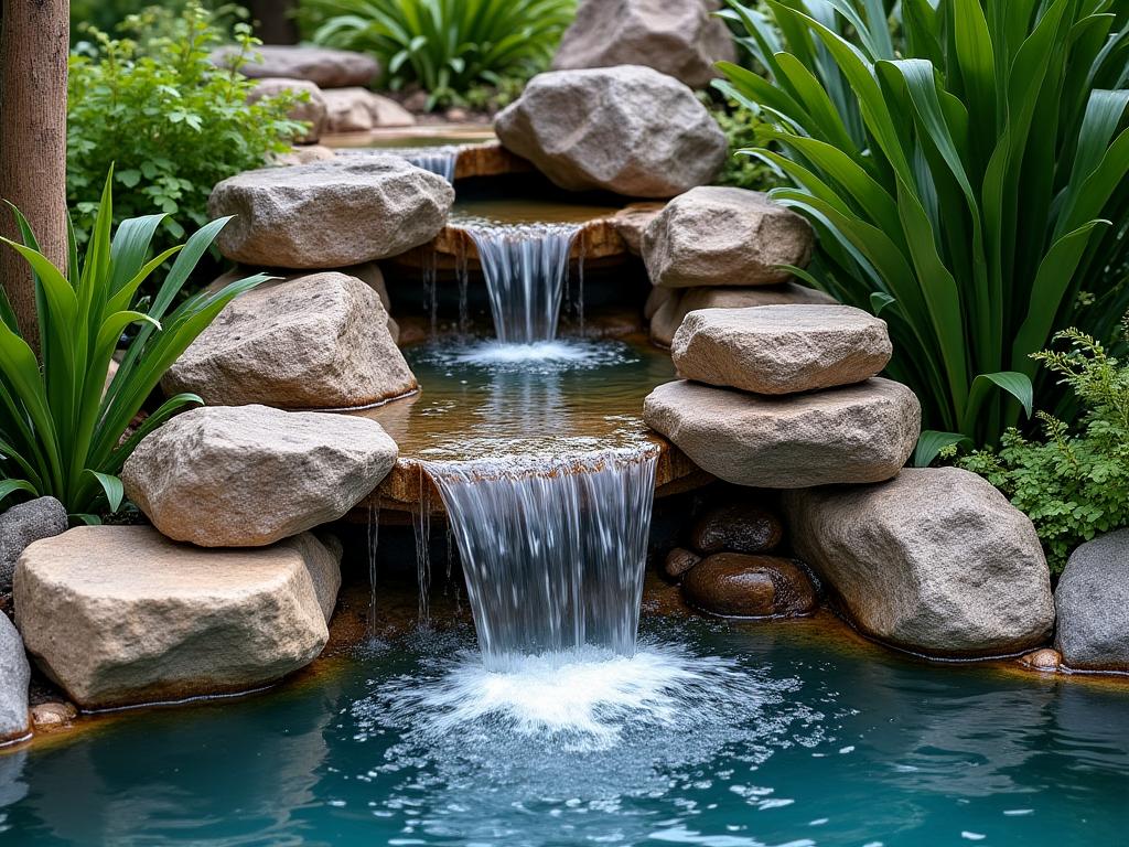 Custom Garden Waterfall Design